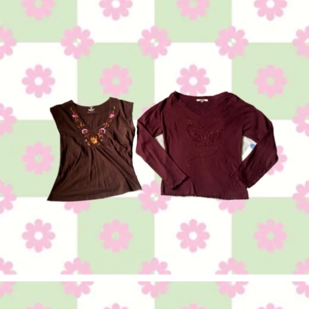 Super cute y2k aesthetic tops!